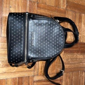 Authentic Black Micheal Kors mini backpack